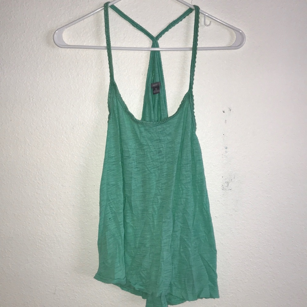 Racerback braided tank